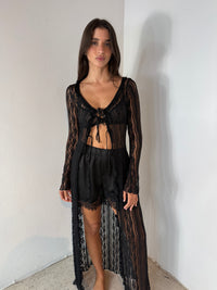 Floral Lace Long Top