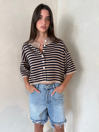 Distressed Bermuda Shorts