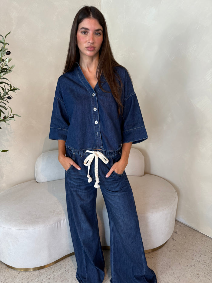 SS Dark Denim Set