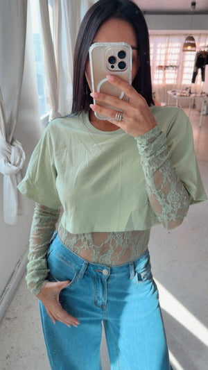 Lace LS Bodysuit