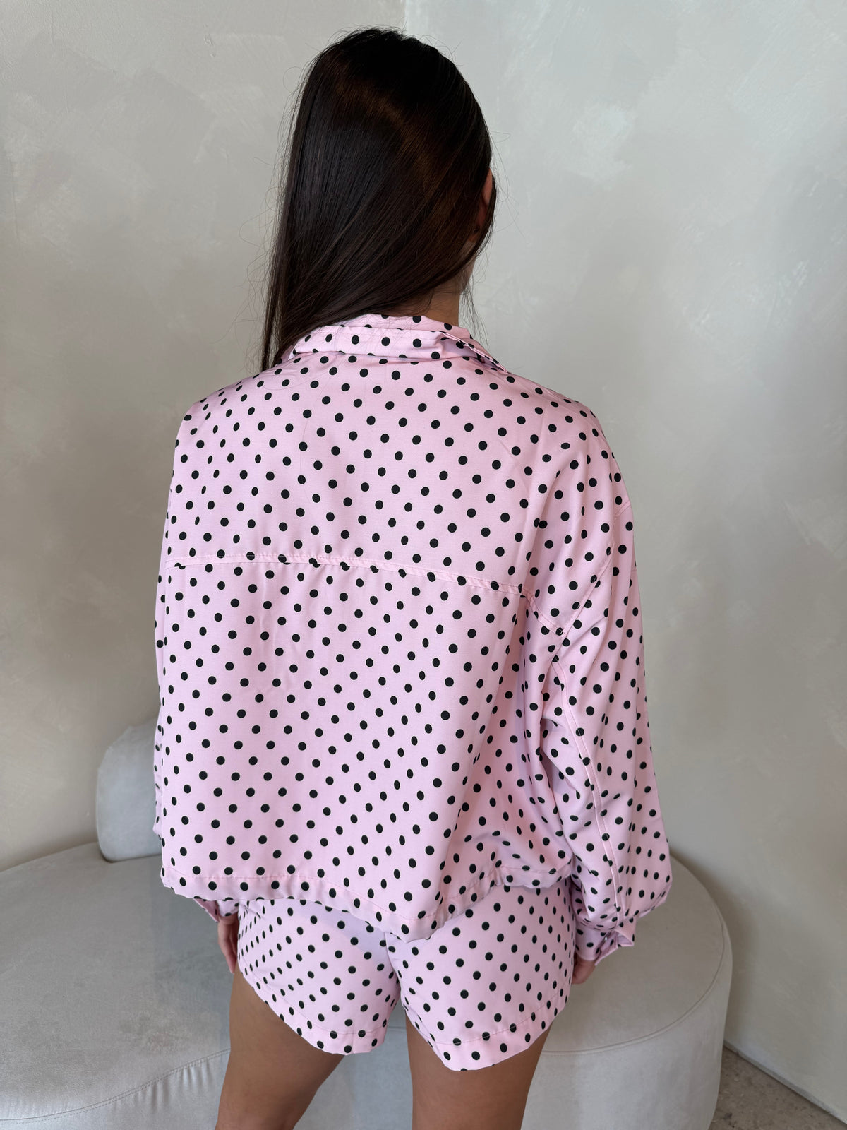 Polka Jacket & Short Set