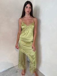 Kiwi Satin Lace Top & Pant Set