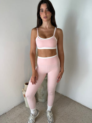 Layered Bra Top & Legging Set