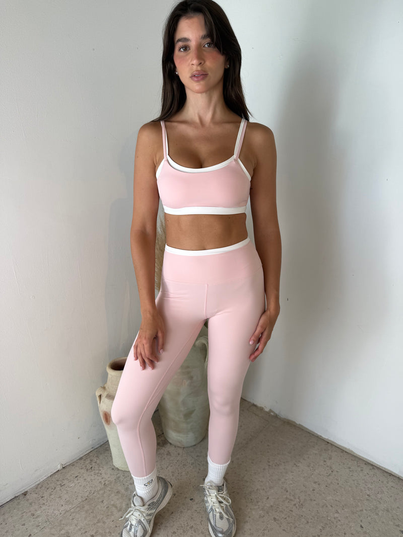 Layered Bra Top & Legging Set