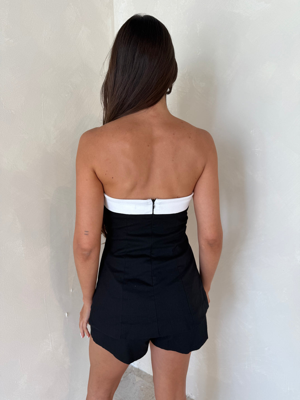 Black Tube Top & Short Set