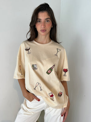 Cocktail Boxy Tee