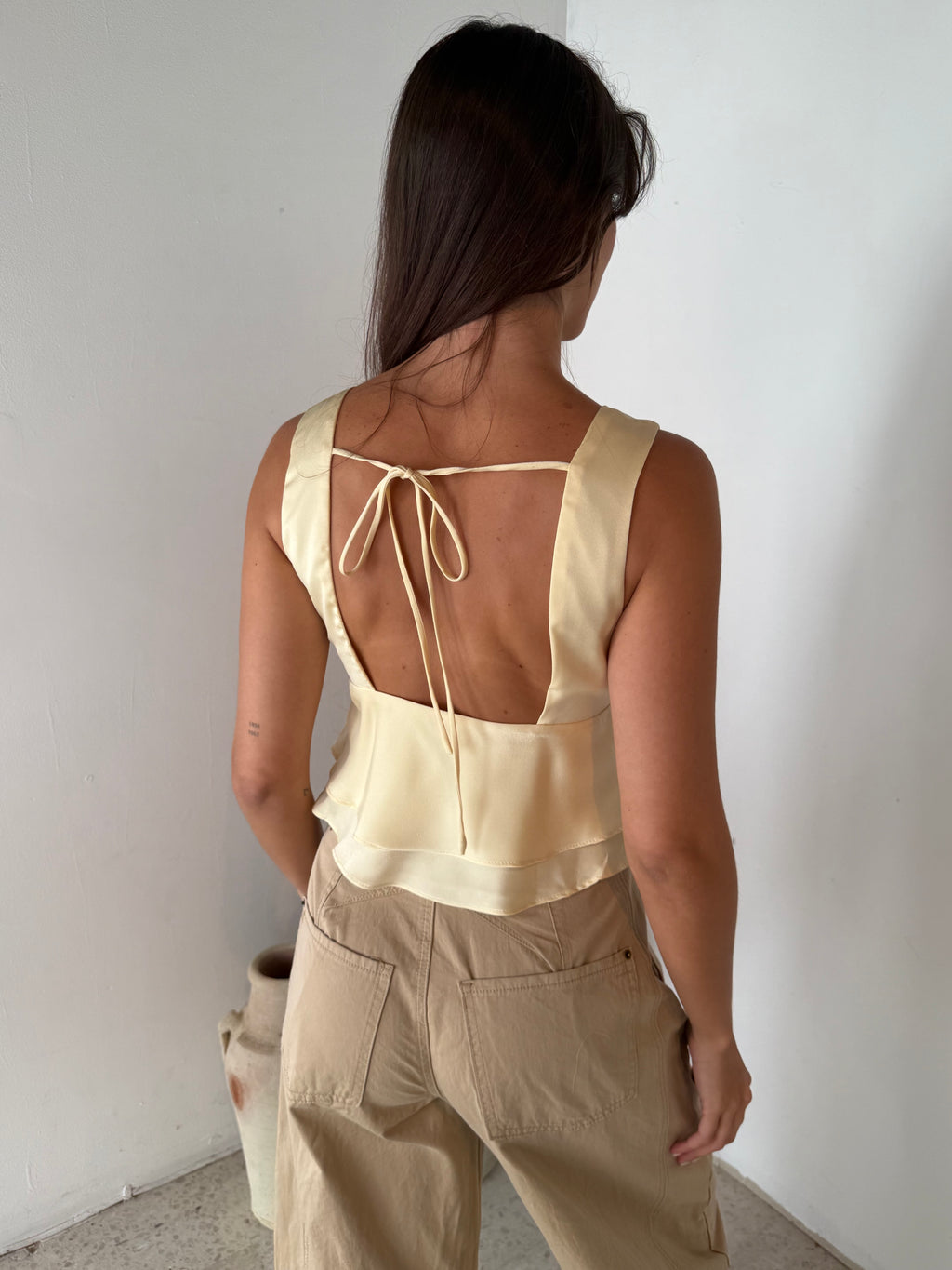 Butter Satin Top