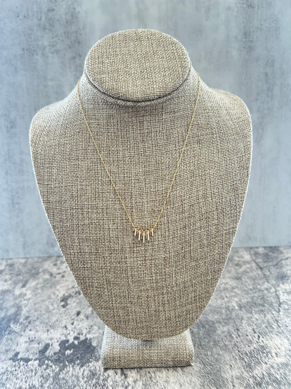Golden Spike Necklace