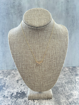Golden Spike Necklace