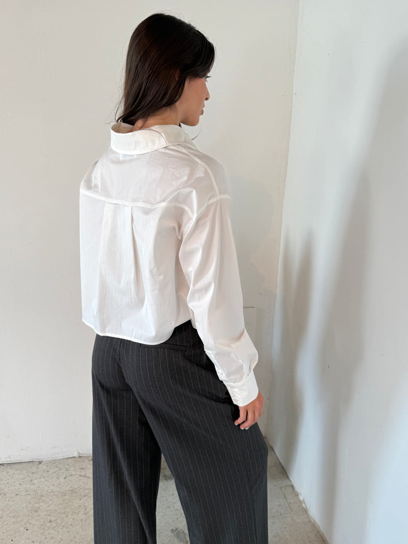 Charcoal Stripe Pants