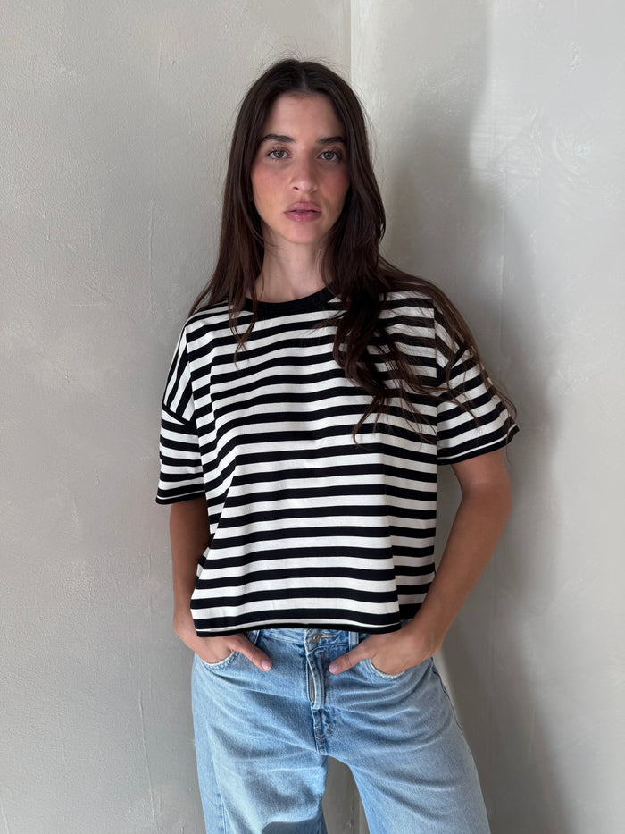 SS Stripe Tee