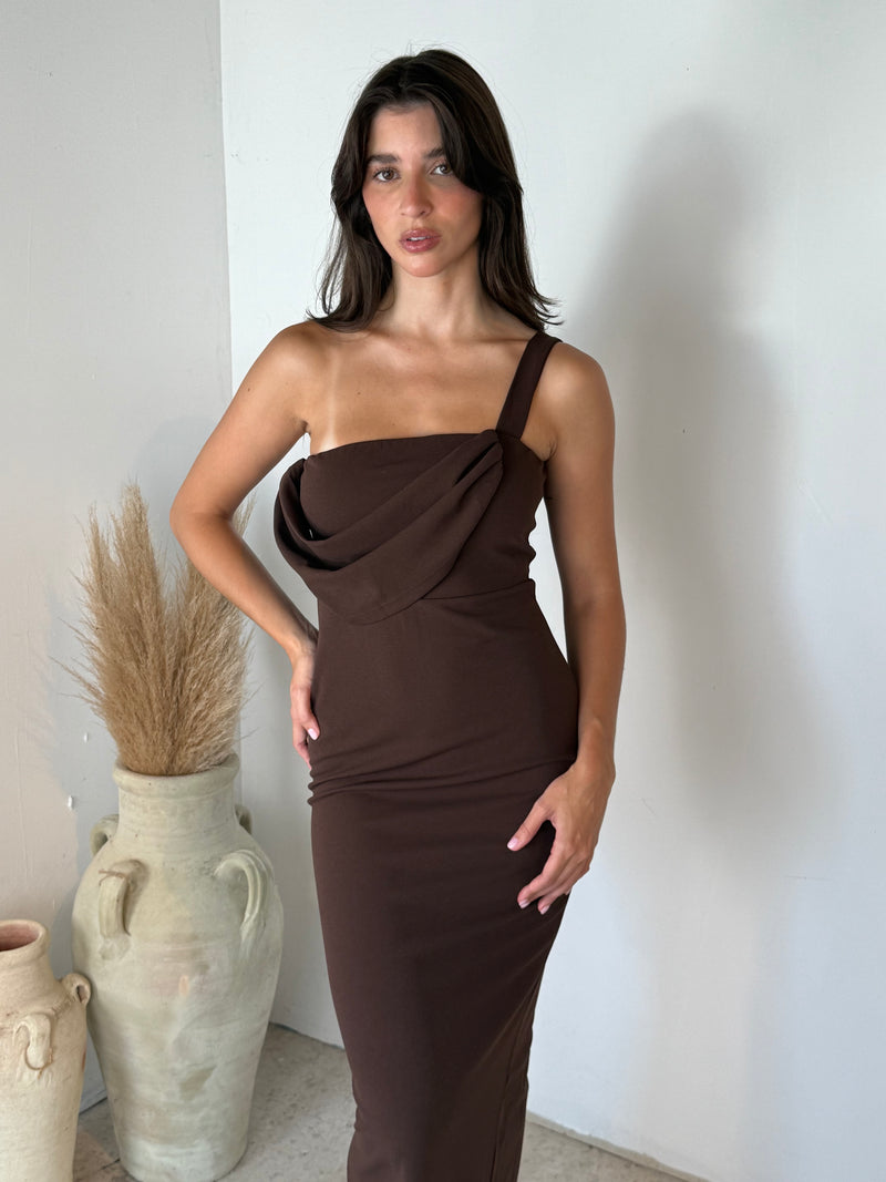 Chocolate Midi Dress