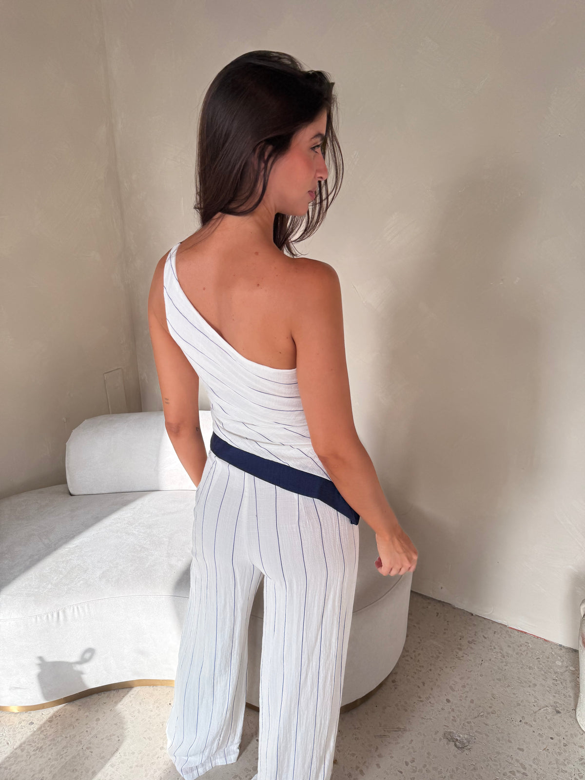 Stripe Top & Pant Set