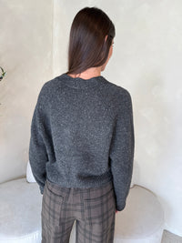 Charcoal Sweater Cardigan