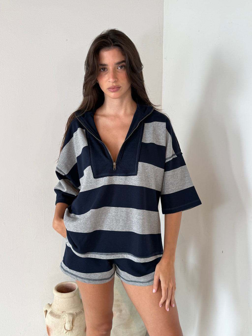 Striped SS Set