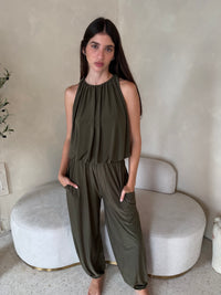 Solid Bubble Top & Pant Set