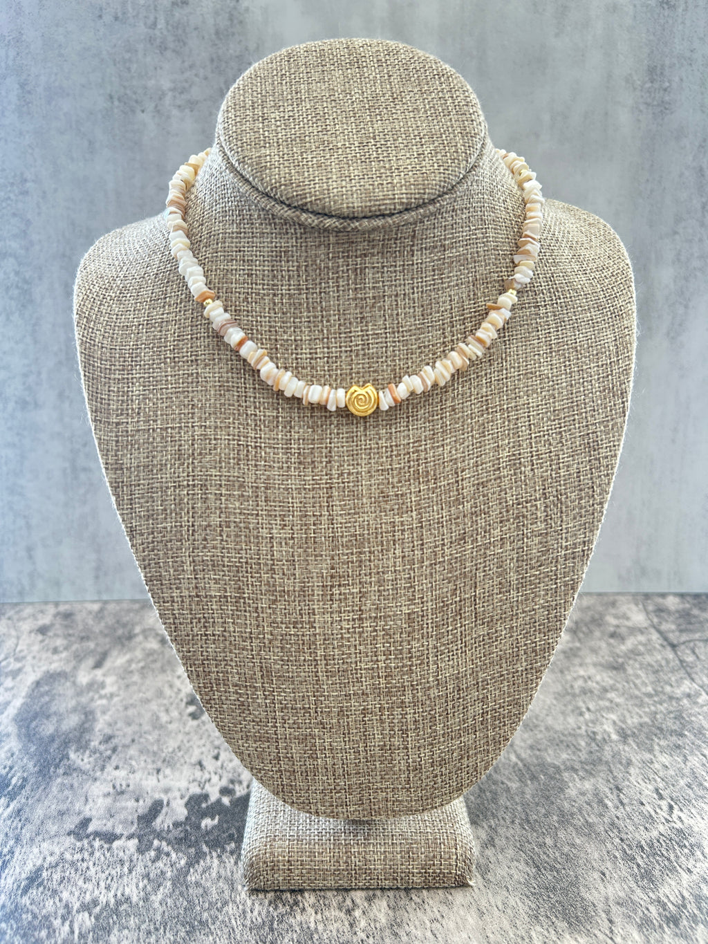 Beige Shell Stone Puca