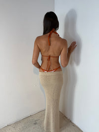 Crochet Drawstring Skirt