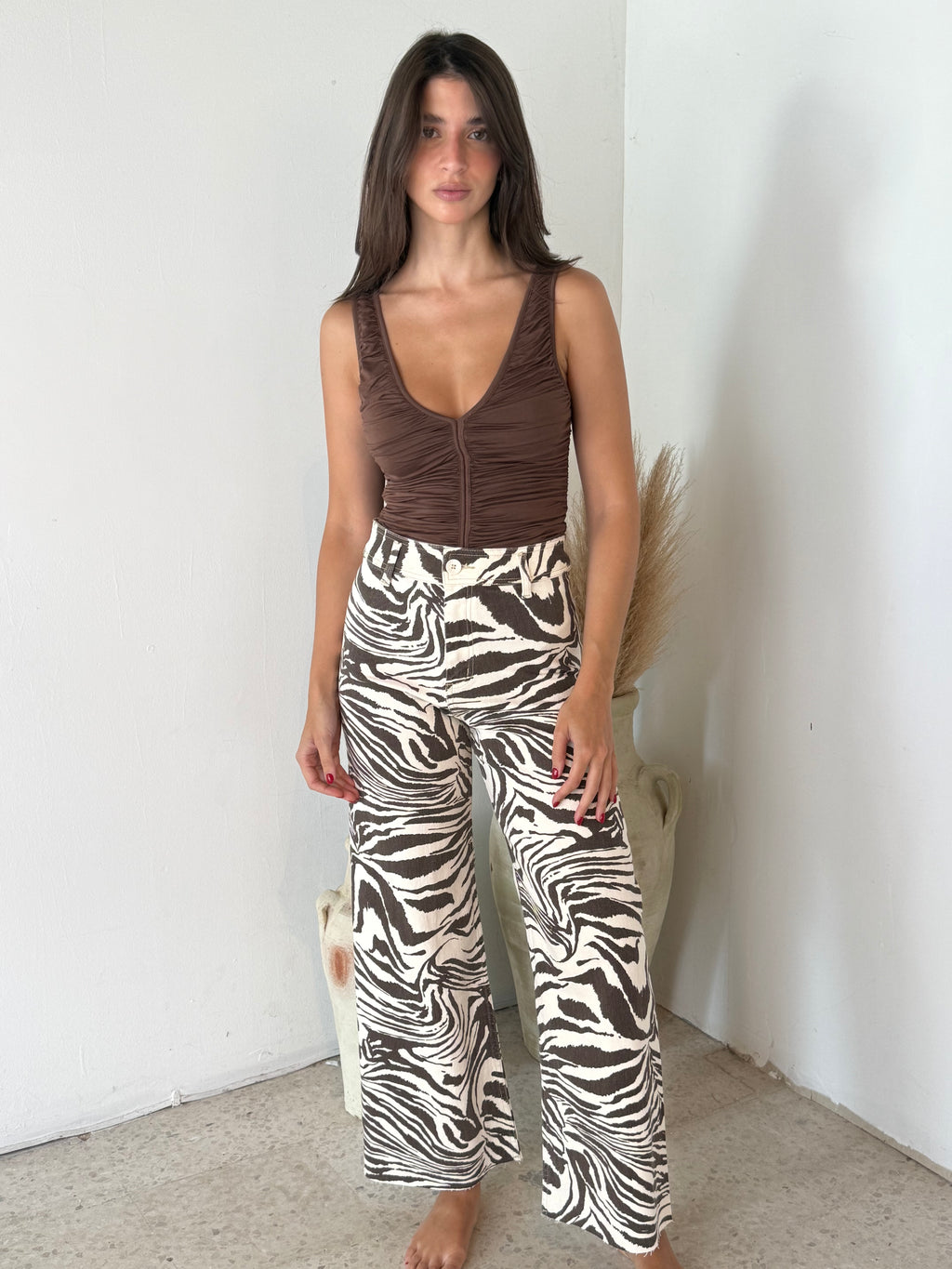 Zebra Print Pants