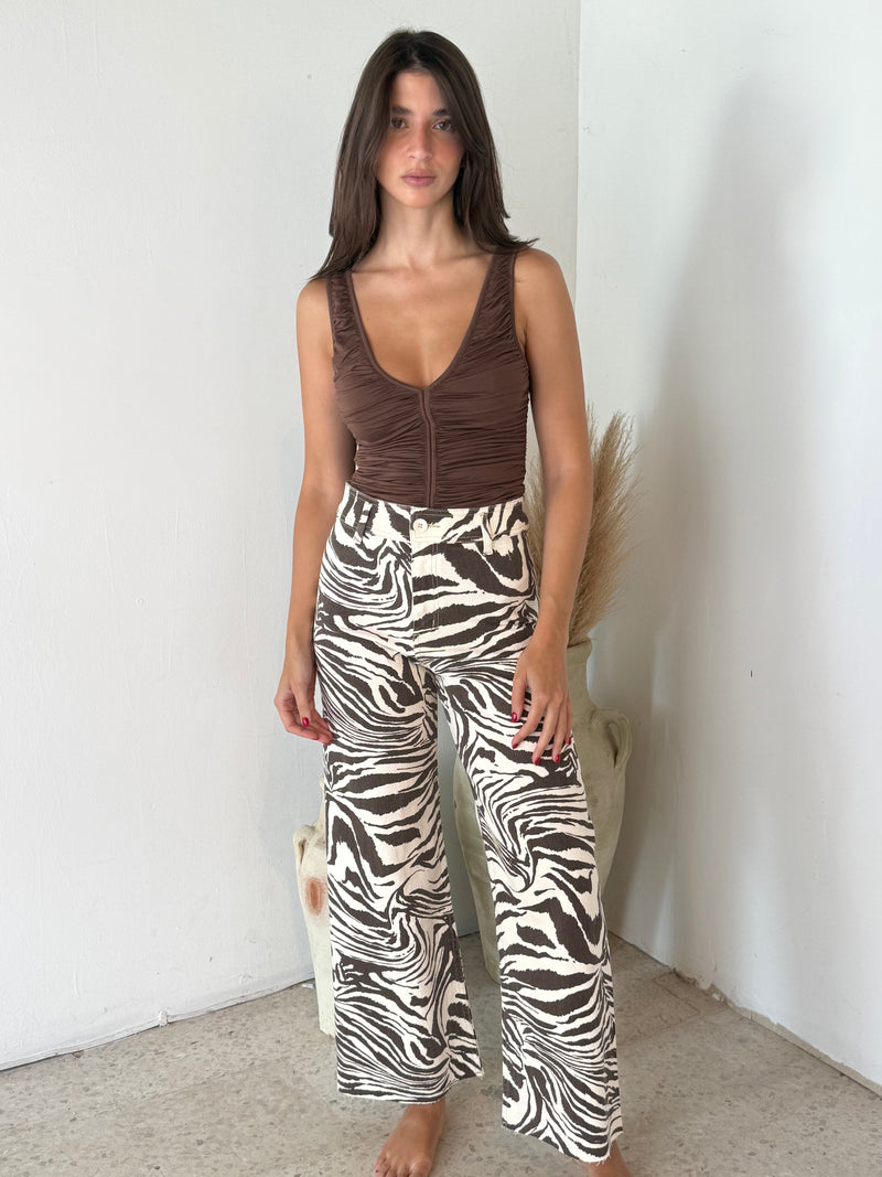 Zebra Print Pants