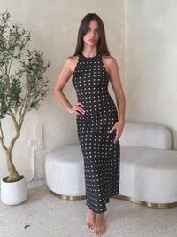 Polka Satin Dress
