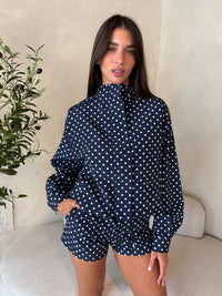Polka Jacket & Short Set