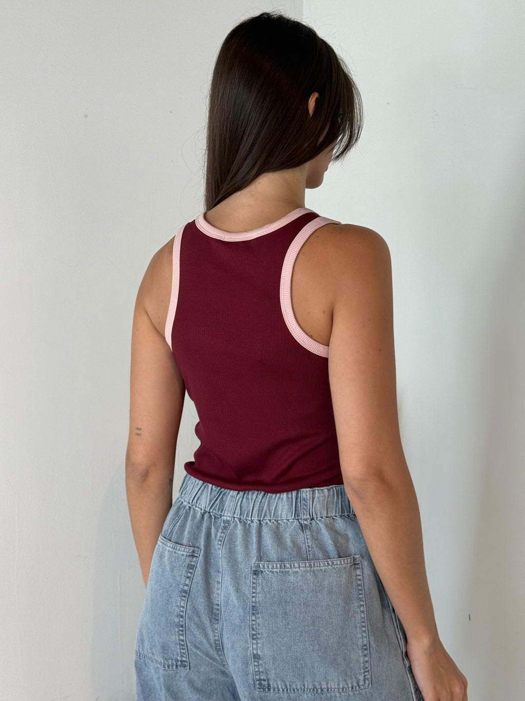 Contrast Tank Top