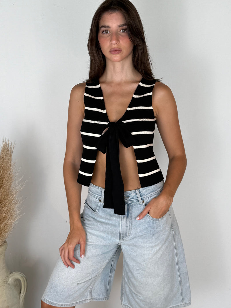Stripe Vest Top