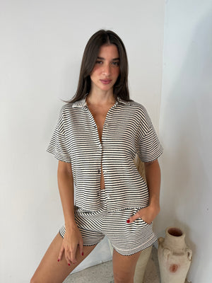 Knitted SS Stripe Set