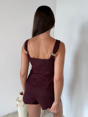 Tweed Top & Short Set