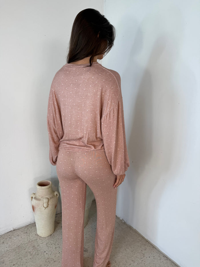 Hacci Polka Pajama Set