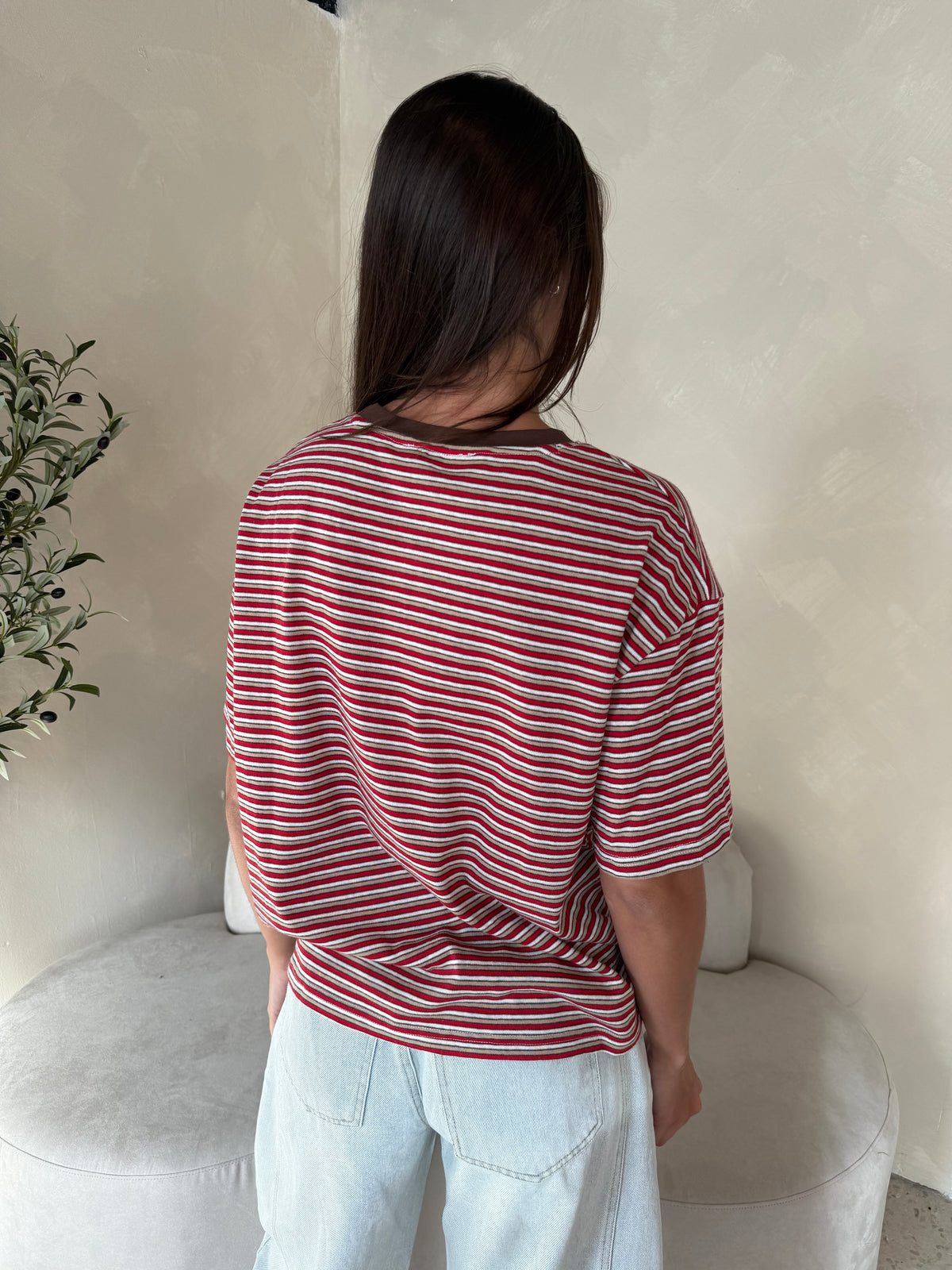 Pia Stripe Tee