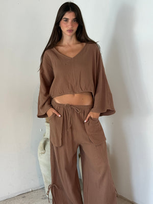 Brown Gauze Set