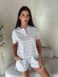 SS Stripe Lounge Set