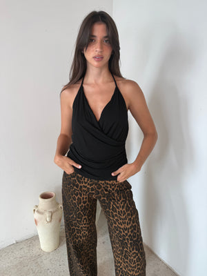 Halter Solid Tank Top