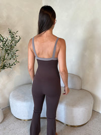 Choco Flare Jumpsuit
