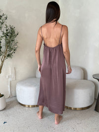 Satin Midi Dress
