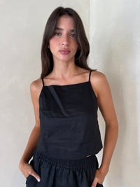 Black Linen Set