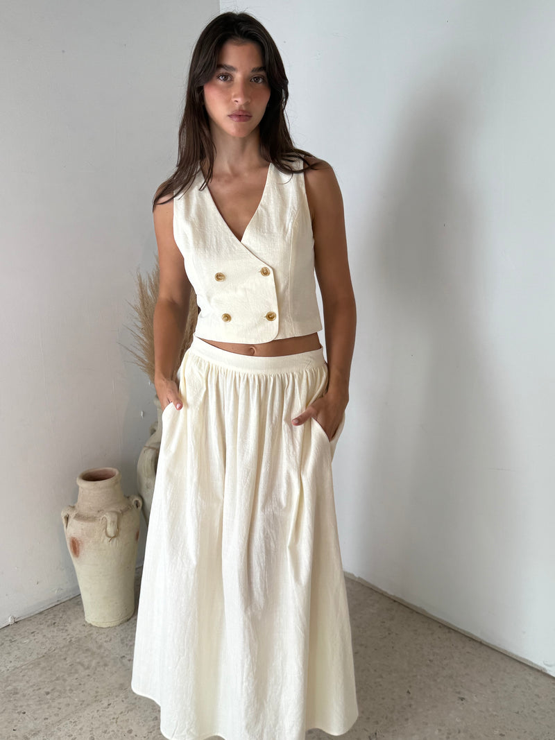 Vest Top & Skirt Set