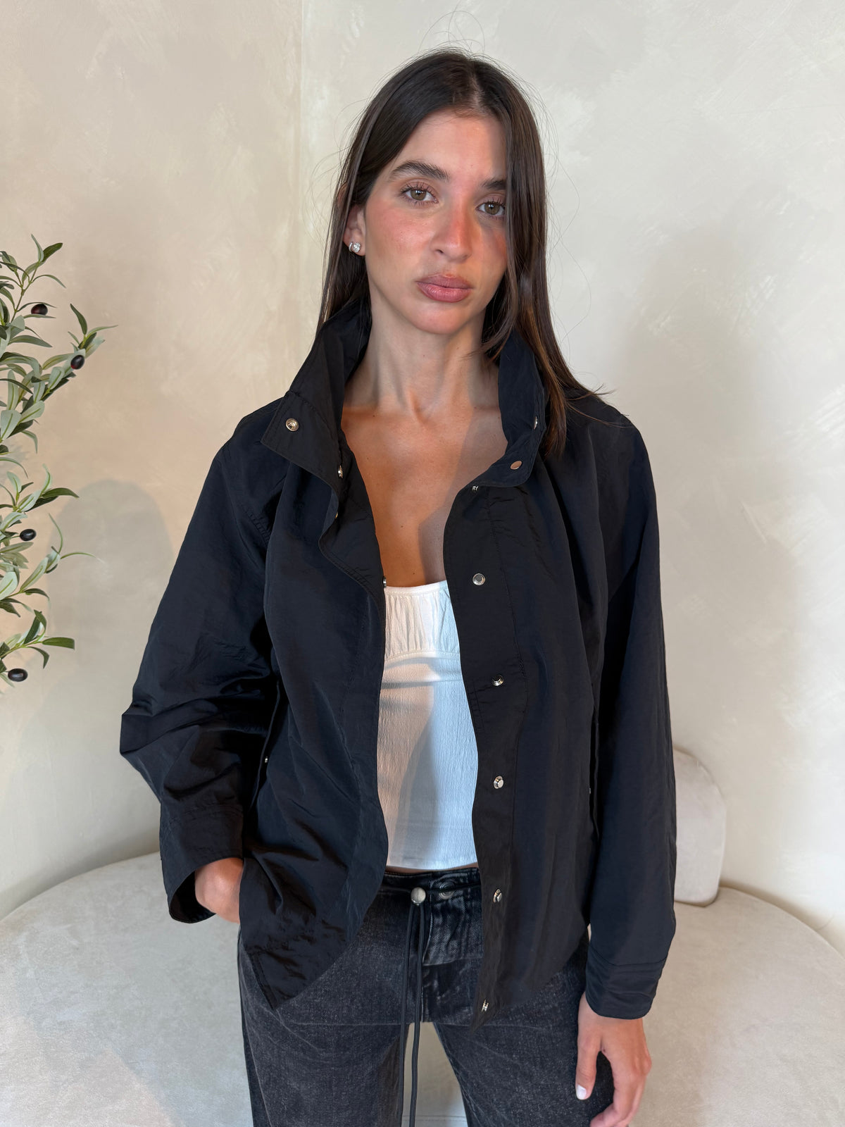 Nylon Wind Breaker Jacket