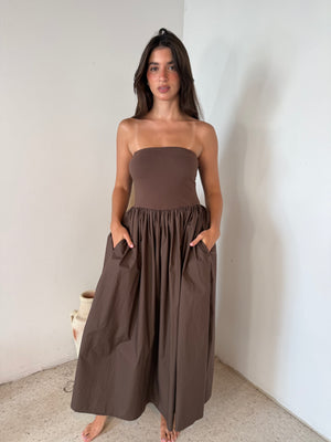 Strapless Maxi Dress