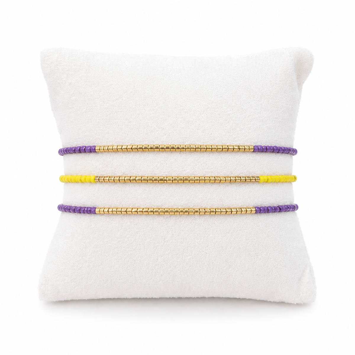 Golden Beaded Bracelet