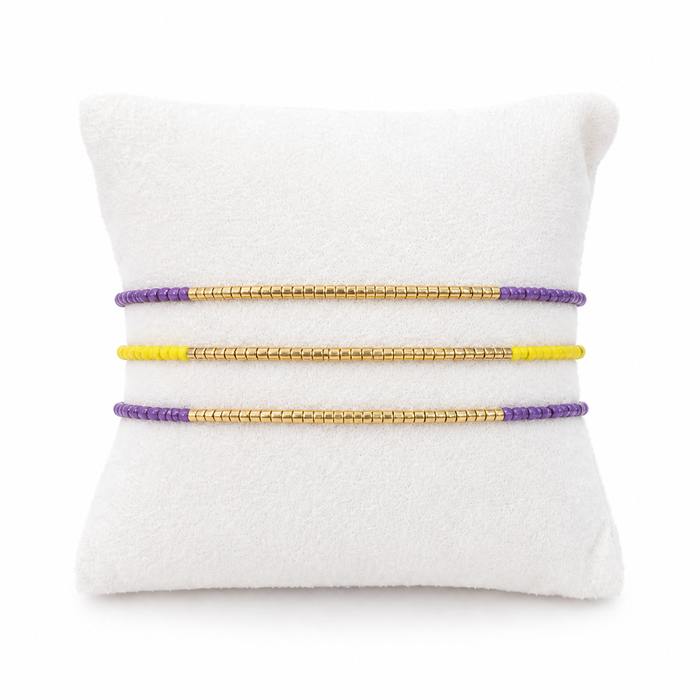 Golden Beaded Bracelet