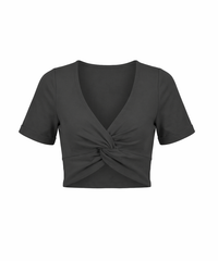 TWIST DETAIL VPLUNGE TOP