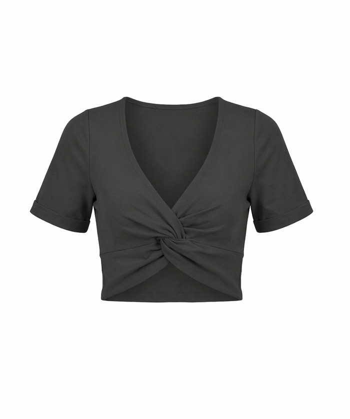 TWIST DETAIL VPLUNGE TOP