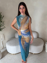 Mesh Earthy Dress
