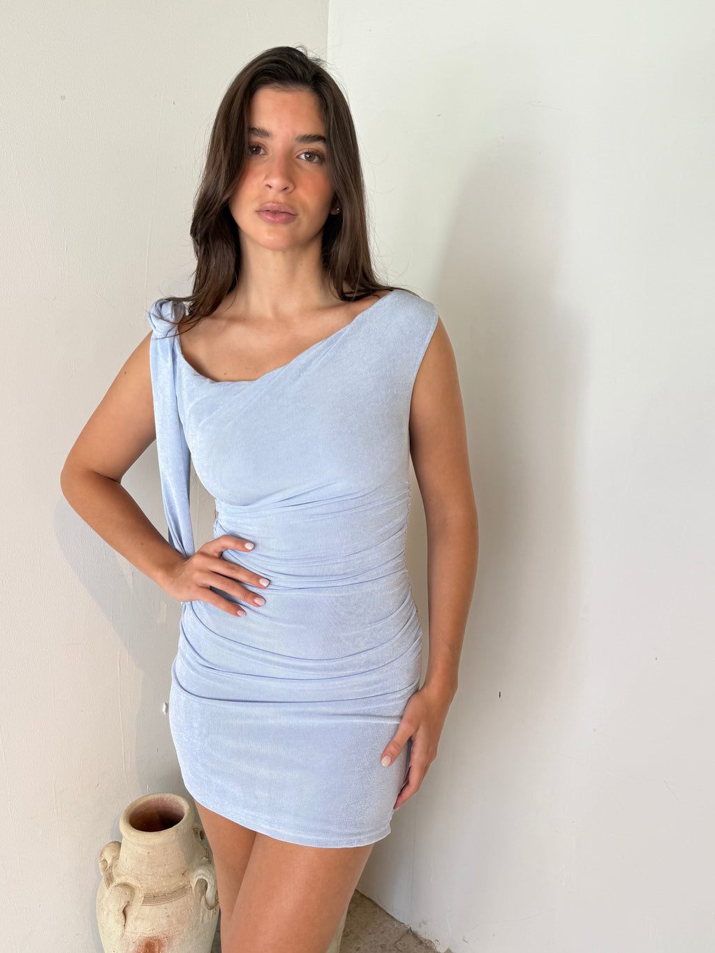 Asymmetrical Mini Dress