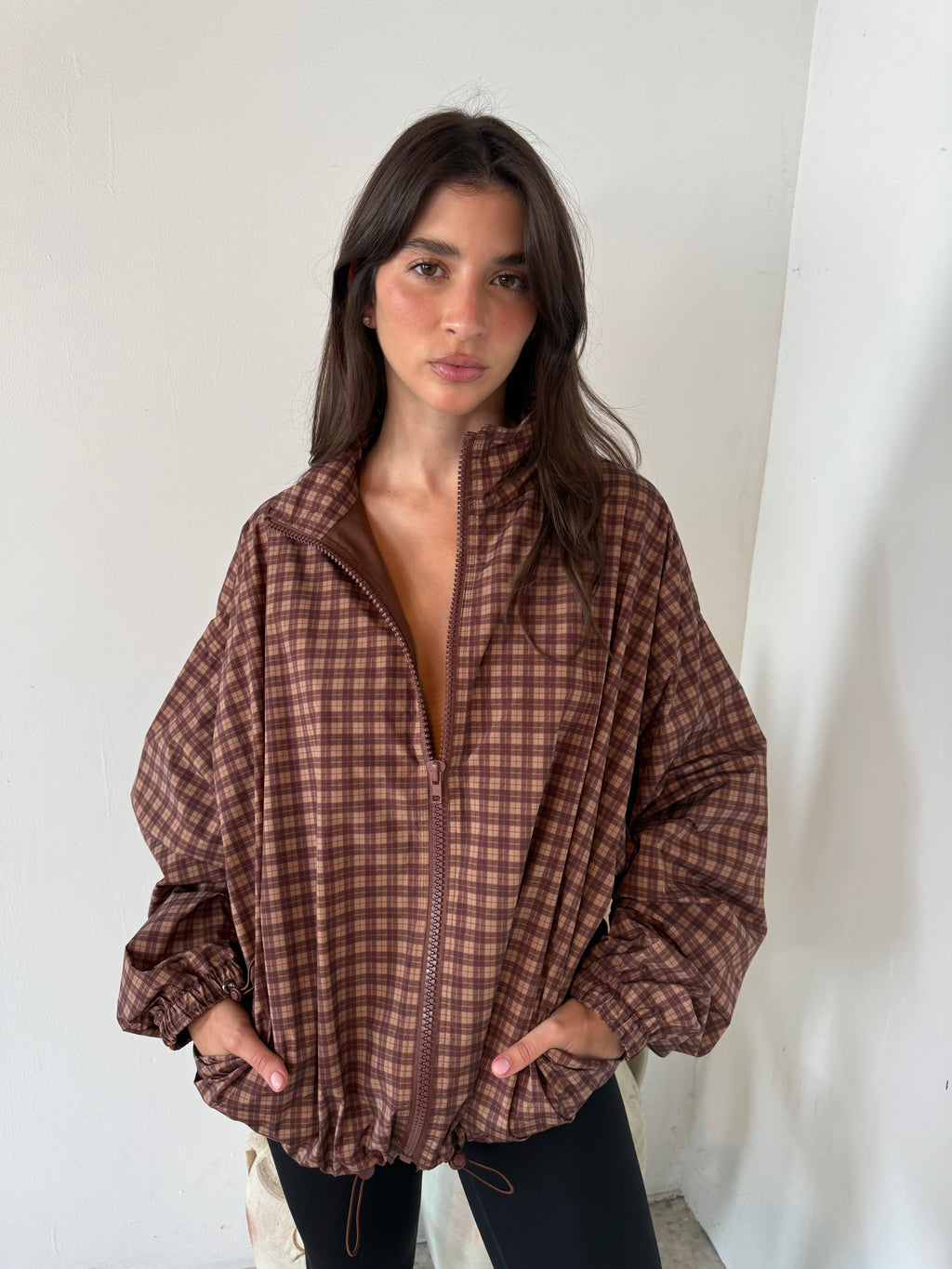 Plaid Oversized Jacket