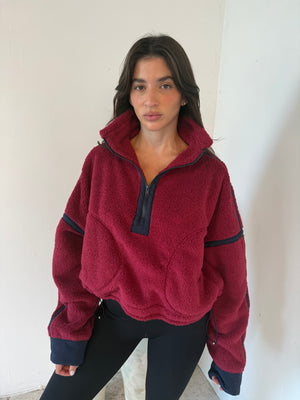 Fleece Contrast Jacket