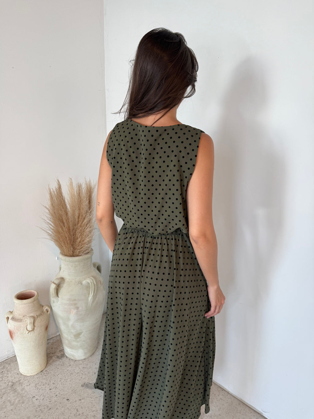 Olive Polka Set